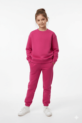 ZARA Girls Plain Sweatshirt And Plain Sweatpant Set - Smgarment's